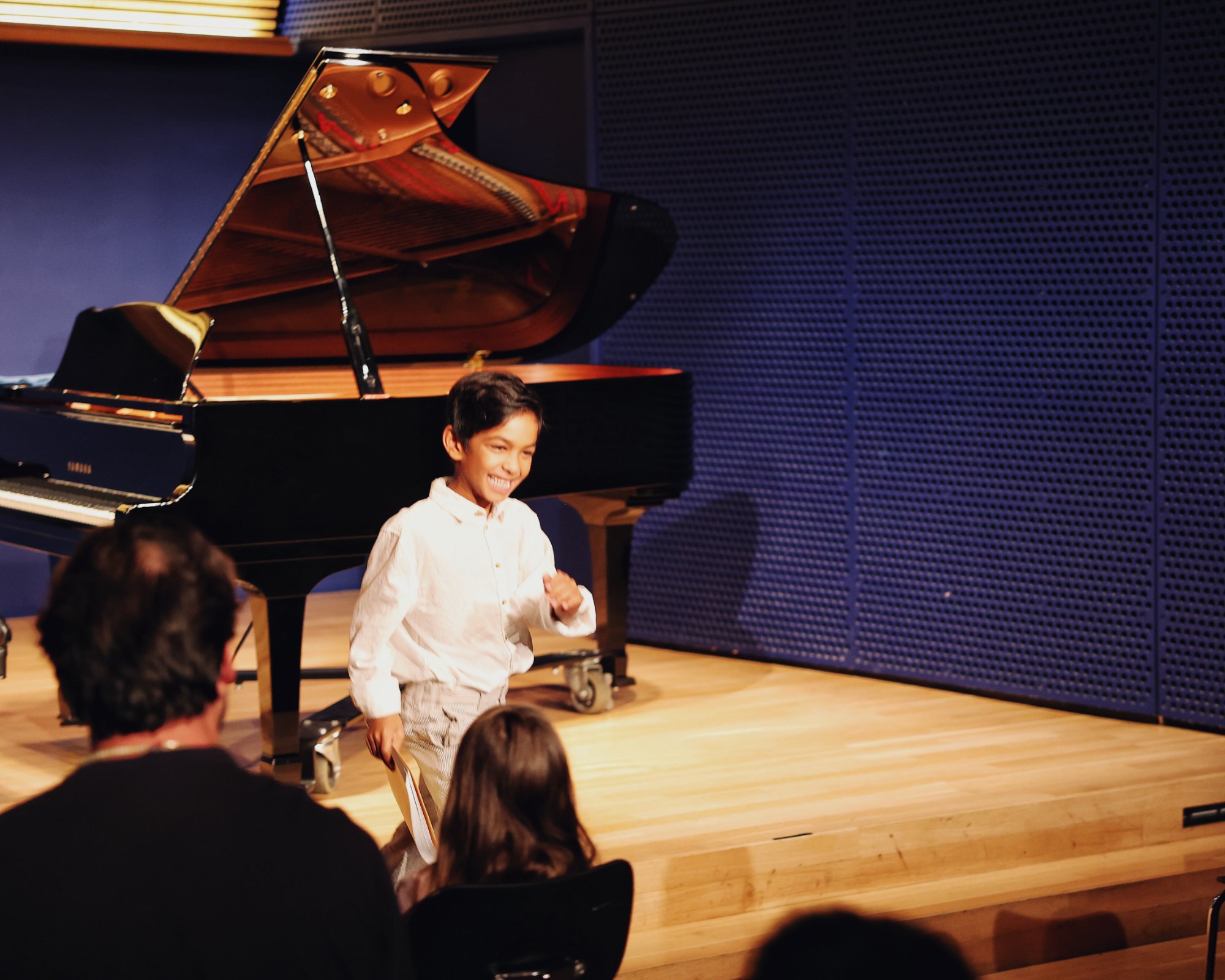 Recital poster at Marc A. Scorca Hall 2021